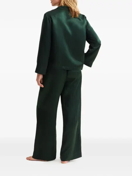 Пижама Eres на райета зелено