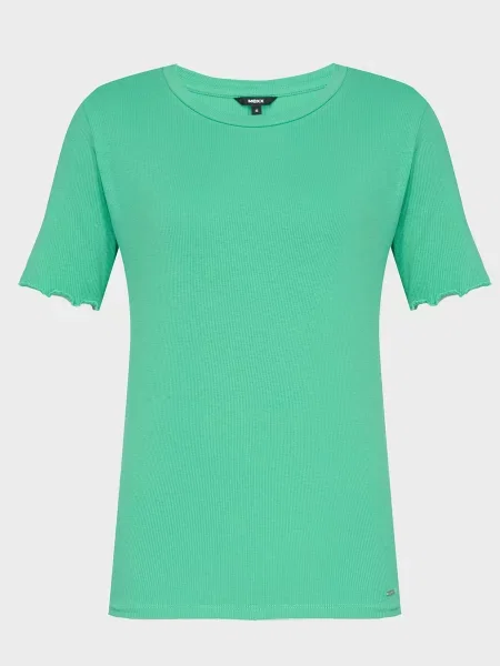 Футболка Mexx в рубчик зеленая