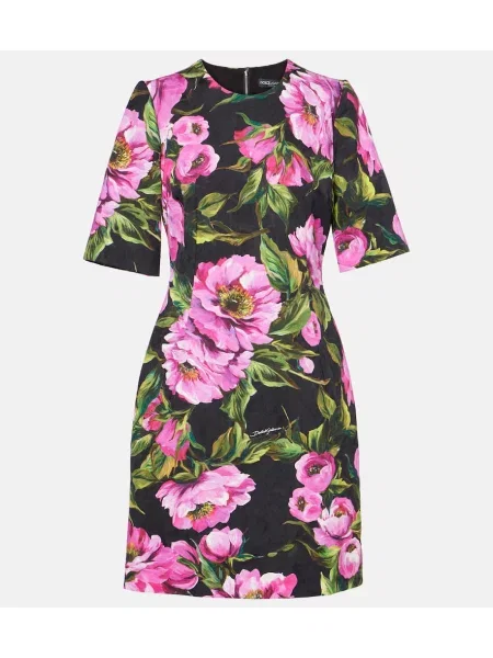 Rochie Dolce&gabbana cu model floral din jacard