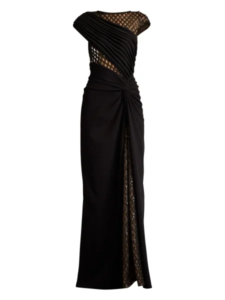 Rochie Tadashi Shoji cu paiete de costum negru