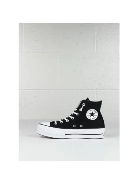 Sneakersy Converse Chuck Taylor All Star na platformie czarne