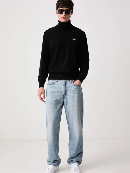 Lacoste pulover pentru bărbați din negru