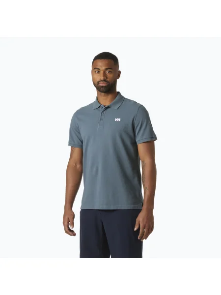 Tricou polo pentru bărbați Helly Hansen Transat Polo washed navy albastru închis