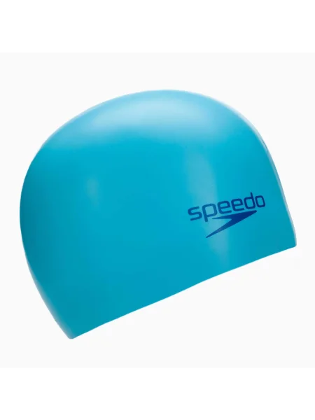 Детска шапка за плуване Speedo Plain Moulded синя