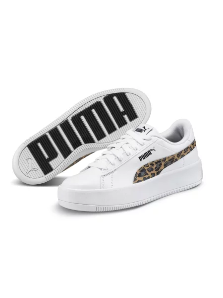 Buty sportowe Lily Platform Leo białe