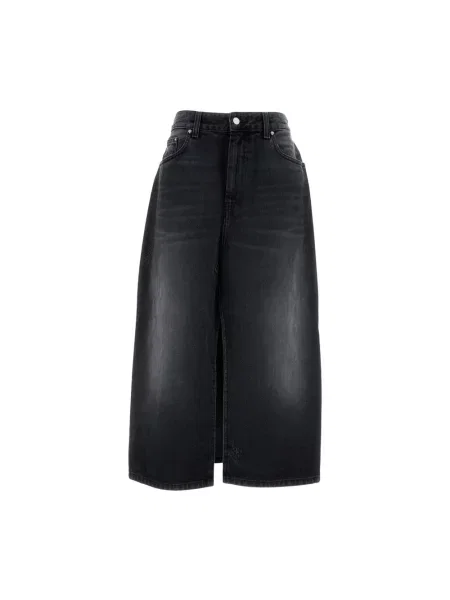 Spódnica jeansowa Carhartt Wip czarna