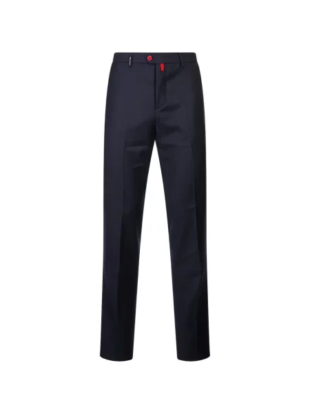 Pantaloni Kiton cu autograf albastru