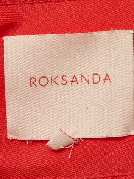 Rochie mini Roksanda drapată roșu
