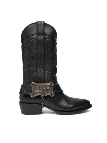Naked Wolfe Каубойски обувки THE OUTLAW BOOT черен