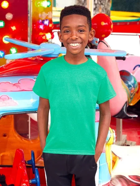 Tricou copii Fruit Of The Loom verde