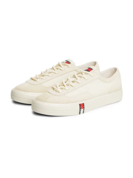 Sneakerși Tommy Jeans bej