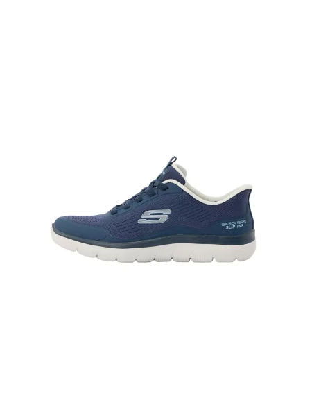 Sneakerși Skechers albastru
