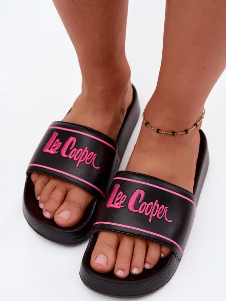 Sandale Lee Cooper cu platformă negru