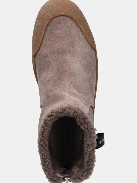 Замшевые сапоги Inuikii коричневые