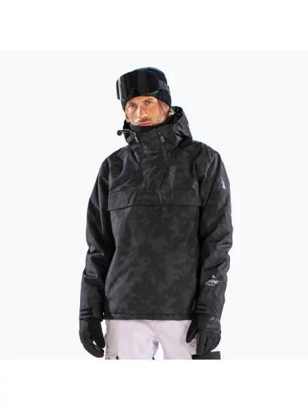Geacă de schi pentru bărbați Surfanic Whiteroom Map black negru