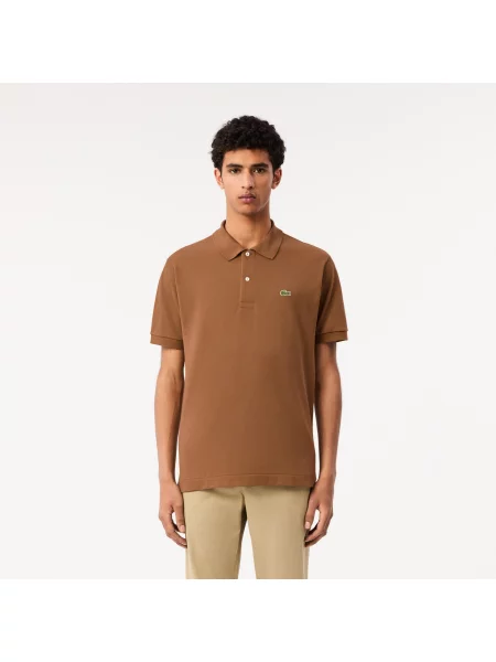 Поло Lacoste коричневое