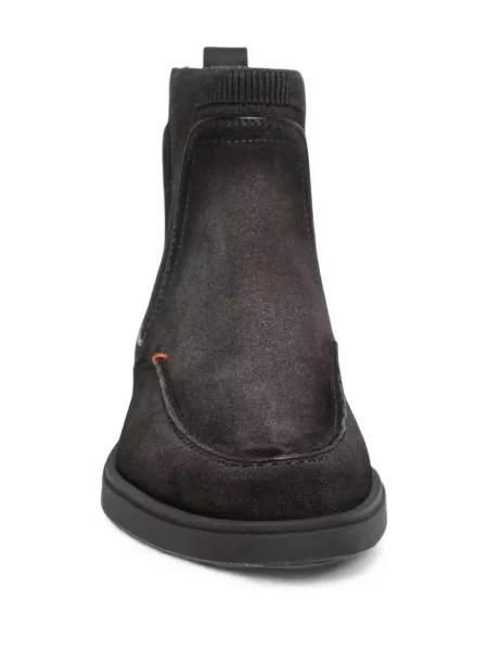 Botine chelsea Santoni din piele gri