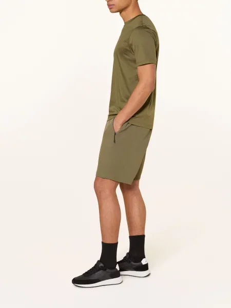 Bermudy o kroju relaxed fit z napisem z logo model Boss Green