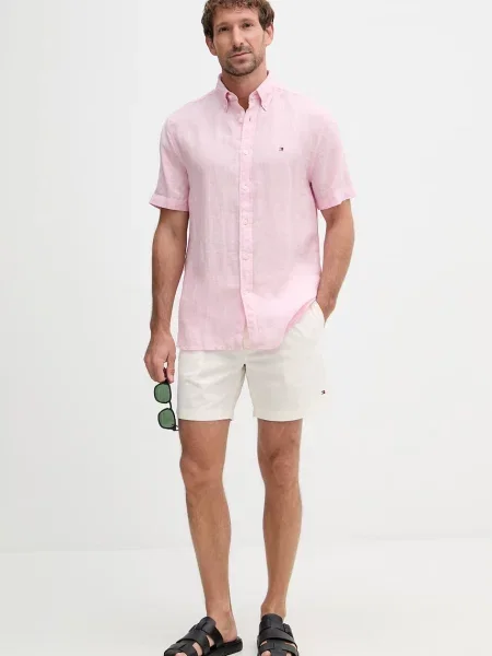 Tommy Hilfiger De in cămașă roz