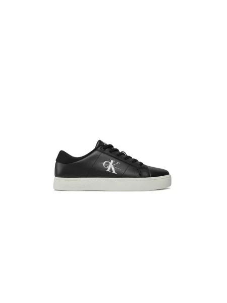 Trampki Calvin Klein Jeans skórzane czarne