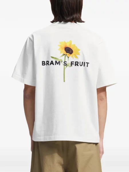 Tricou Bram’s Fruit cu imagine alb