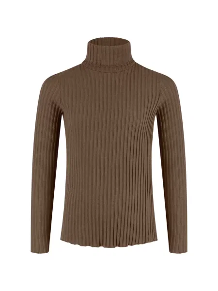 Sweter dziecięcy Il Gufo brązowy