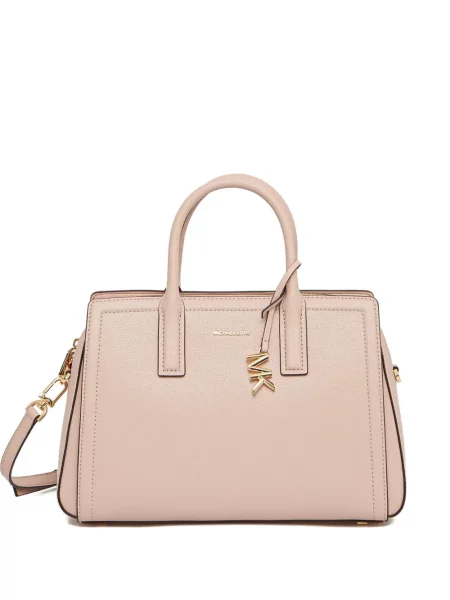 Portofel Michael Michael Kors cu volane plisat de lână negru