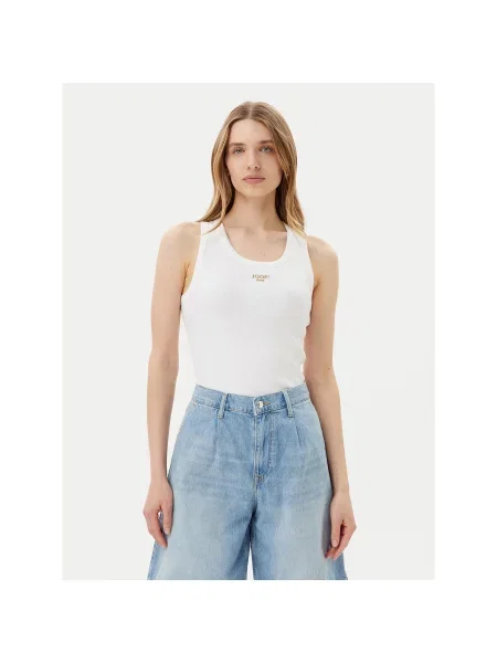 JOOP! Jeans Marškinėliai Slim Fit balta