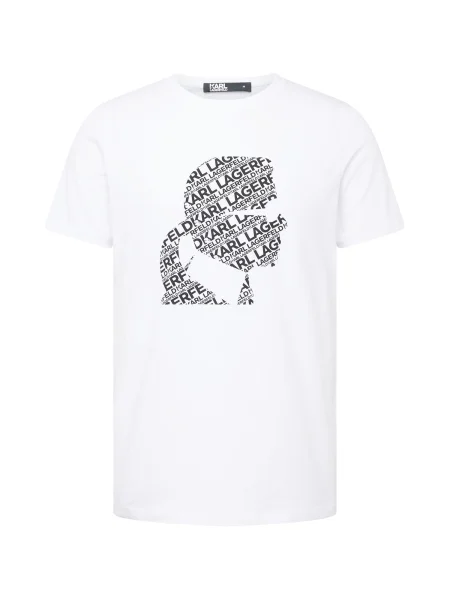 Karl Lagerfeld Tricou negru alb
