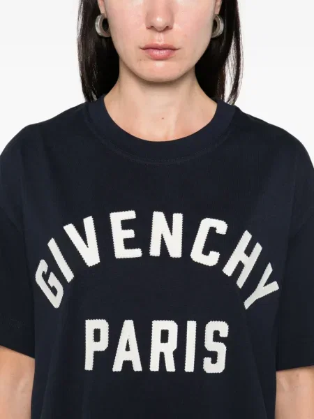 Tricou Givenchy cu imagine albastru