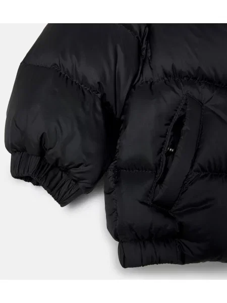 Pūkinė striukė Moncler Enfant juoda