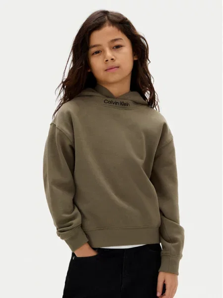Mikina Calvin Klein Jeans zelená