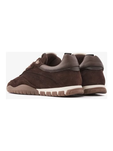 Sneakersy Via Vai skórzane brązowe