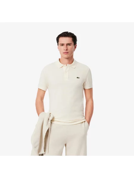 Поло Lacoste бежевое