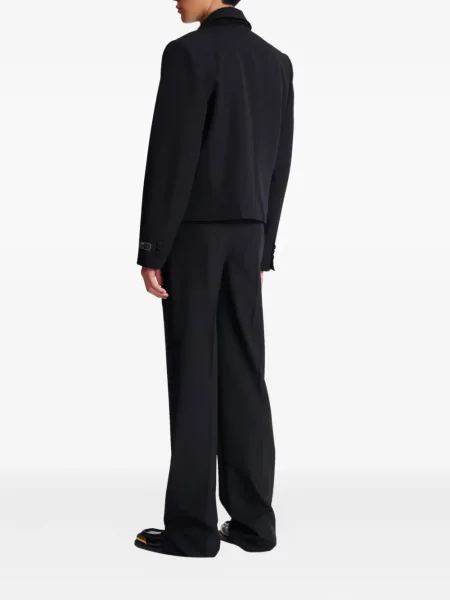 Sacou Balmain de lână negru