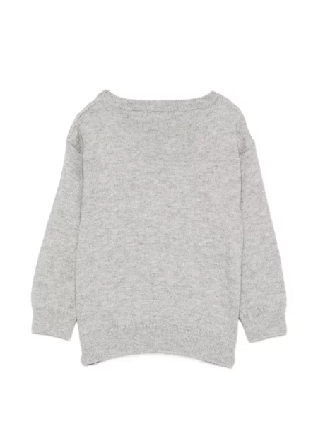 Sweter dziecięcy Moschino szary
