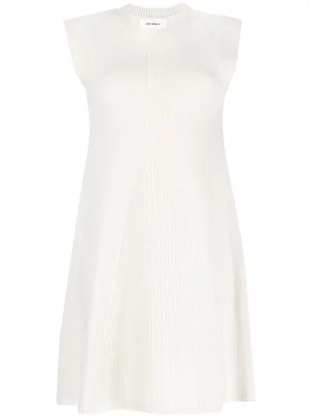 Rochie Lisa Yang din cașmir alb