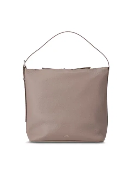 Torebka hobo A.p.c. elegancka brązowa