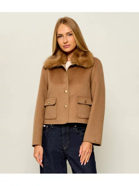 Tommy Hilfiger Gyapjú kabát | shearling