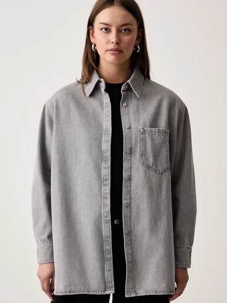 Джинсовая рубашка Trussardi