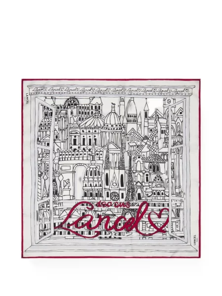 Fular Lancel alb