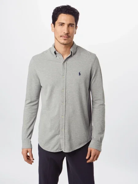 Košeľa Polo Ralph Lauren sivá