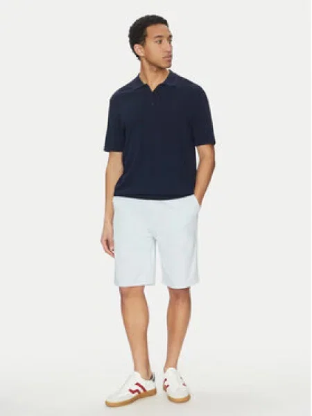 Guess Jeans Šortky z materiálu Světle modrá