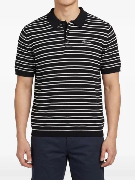 Tricou polo Represent tricotate negru