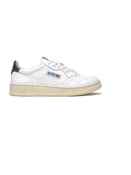 Sneakers Autry Medalist Low Man Leat/ Leat Wht/ Black EUR 42 białe