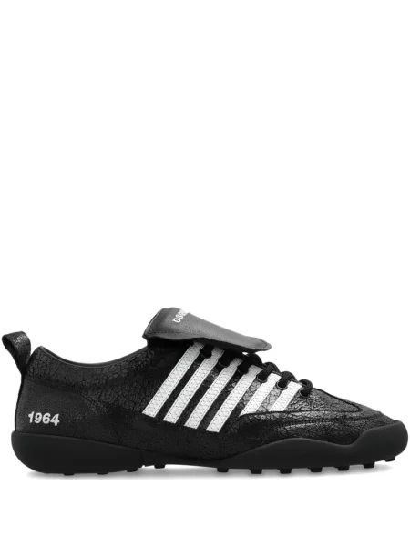 Sneakerși Dsquared2 din piele cu dungi negru
