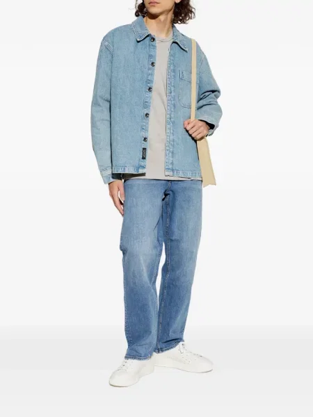 Blugi drepți Rag & Bone albastru