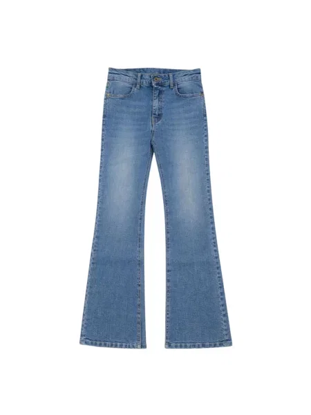 Jeansy dzwony Patrizia Pepe dzwony niebieskie