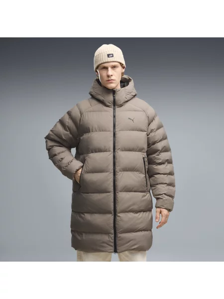 PUMA parka z kapturem Mono Odzież S beżowy