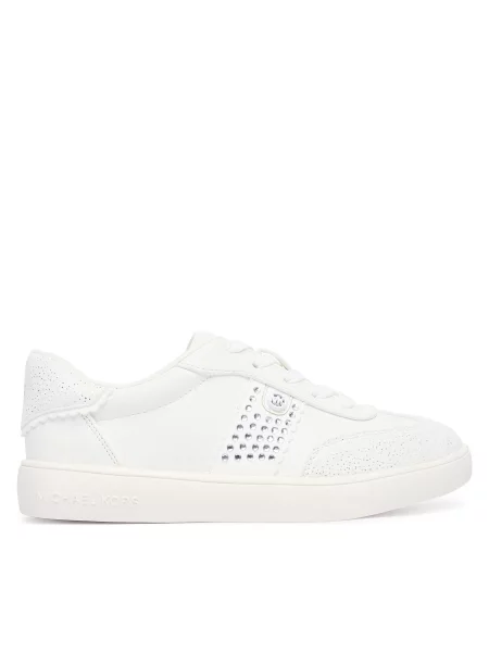 Sneakersy MICHAEL Michael Kors Jem Scotty Charm biela